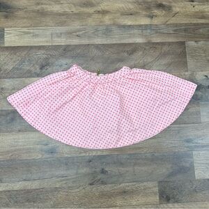 Kate Spade New York "Skirt the rules" pink polka dot skirt